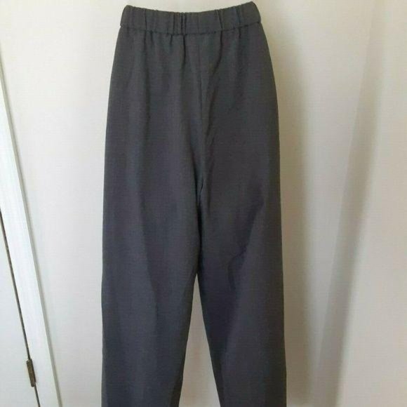 Vintage Retro Sag Harbor Elastic Waist Gray Pants Size 10R Slit Pockets EUC‎ - Picture 3 of 8